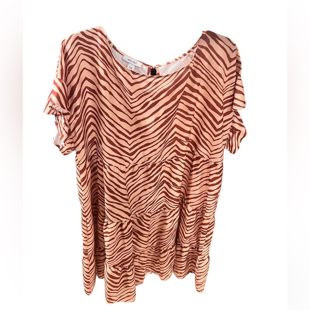 NWT Nine West Zebra Print Dress